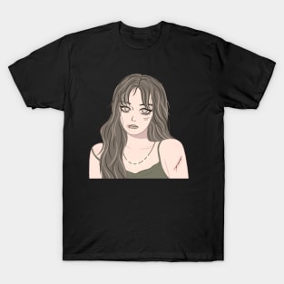Girls Vector Art T-Shirt